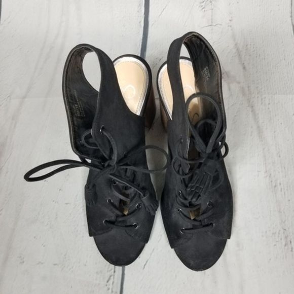 JESSICA SIMPSON JP-Tilory lace up block heels - Picture 4 of 8